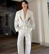 Men's Luxury Cutout Suit Set